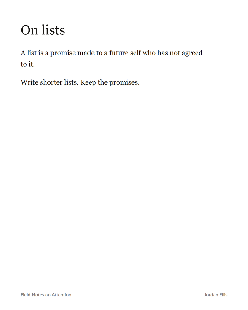 Field Notes on Attention — page 2