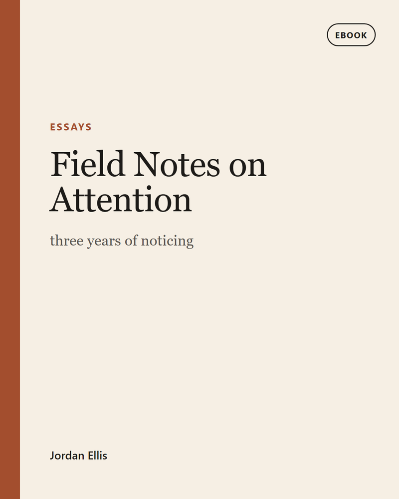 Field Notes on Attention — cover
