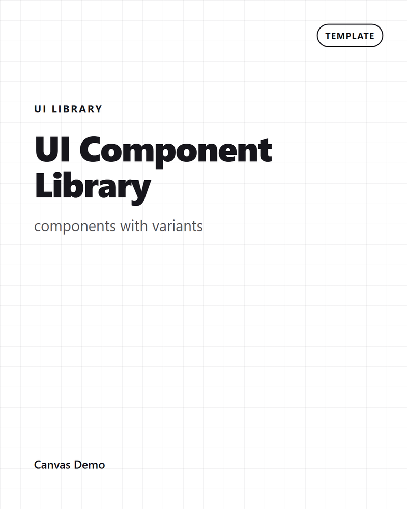 UI Component Library — cover