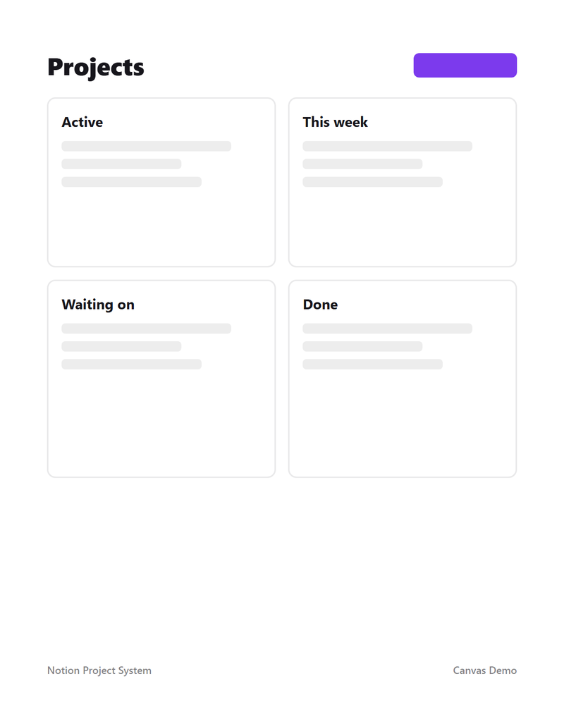 Notion Project System — page 1