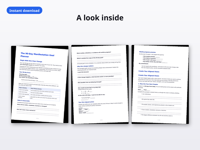 Sample pages