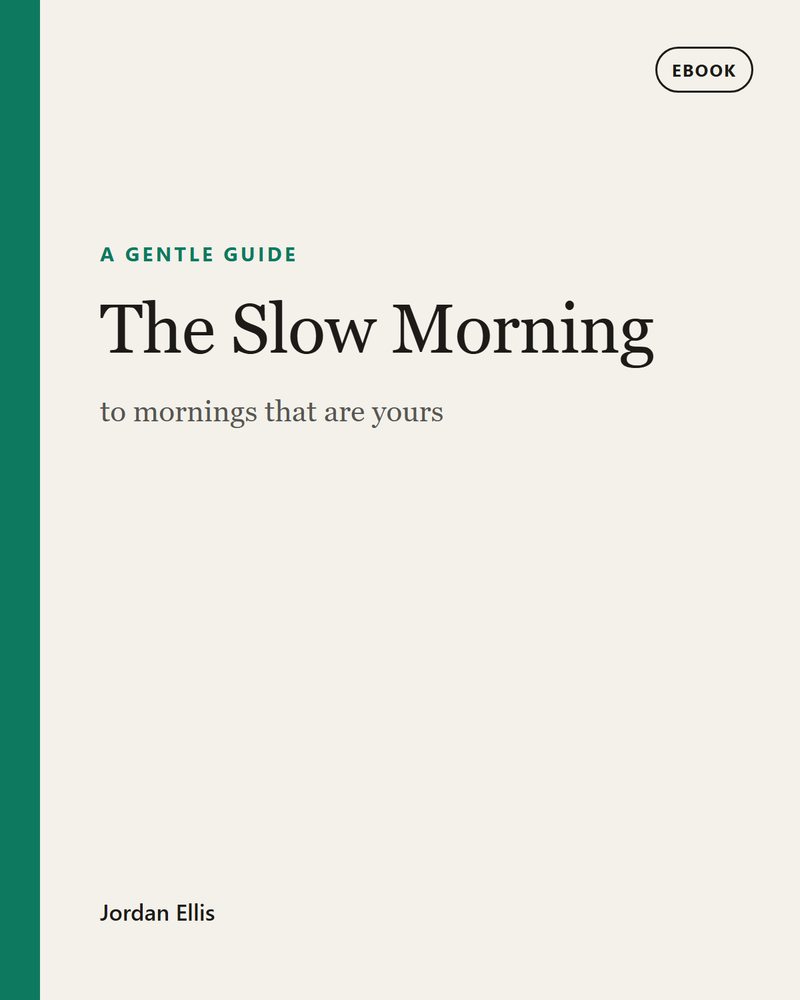 The Slow Morning — cover